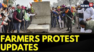 Farmers Protest Agitators To Continue Delhi Chalo March On Day 2  News18 Latest Updates [upl. by Goar785]