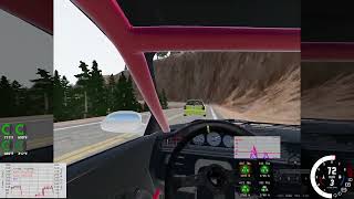 EG6 vs Ek9 touge battle BeamNG drive VR [upl. by Au]