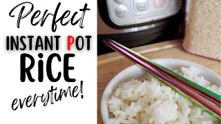 How to make PERFECT Rice in The Instant Pot  INSTANT POT COOKING  INSTANT POT [upl. by Alat648]