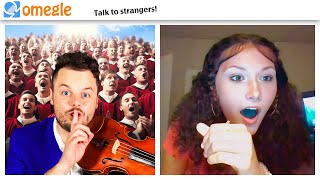 SURPRISING OMEGLE with an ENTIRE CHOIR [upl. by Quill]