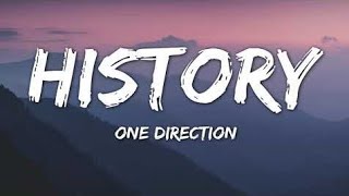 One Direction  History Lyrics [upl. by Nnahtebazile200]