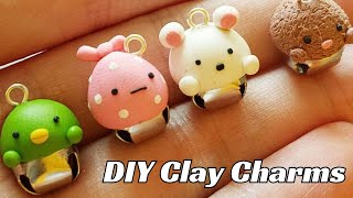 DIY Clay Charms Kawaii Cute Clay Charms Easy Clay Art Idea [upl. by Balling]