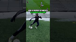 How to do Iniesta’s La Croqueta skill move shorts soccer football futbol soccerskills [upl. by Eanehs]