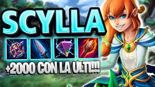 SCYLLA MID  PARTIDA BRUTAL 2185 de UNA ULTI [upl. by Hebbe]