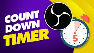 How to Add a Countdown Timer to OBS NEW WAY [upl. by Arnaud]