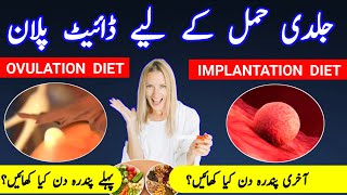 Diet Plan To Get Pregnant Fast Ovulation Diet Implantation Diet Hormonal Imbalance Diet dr tahir [upl. by Ayotahs]