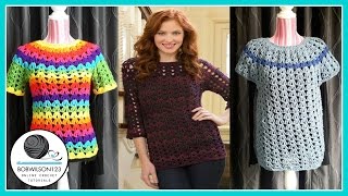 Crochet Tunic Tutorial Part 13 1XL2XL3XL [upl. by Cinderella]