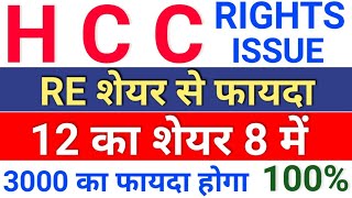 hcc RE से फायदा ◾ hcc share latest news ◾ hcc share news today ◾ hindustan construction [upl. by Zitella]