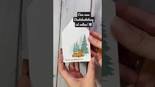 Anleitung  Häuschenbox  Mitbringsel  Weihnachten im Wald  Stampin‘Up [upl. by Yevreh]