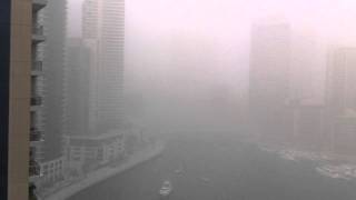 Dubai dust storm [upl. by Gnoz]