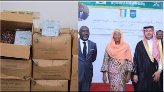 Ramadan 2021 LArabie Saoudite fait don de 75 tonnes de dattes aux musulmans de Côte d’Ivoire [upl. by Aramac199]