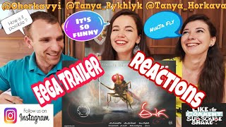 Eega  Makhi  Muha  Trailer Reaction  S S Rajamouli [upl. by Claudina]