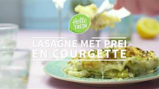 Lasagne met prei en courgette [upl. by Ignatzia]