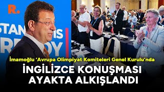 İmamoğlunun İngilizce konuşması ayakta alkışlandı [upl. by Hope450]