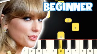 Love Story  Taylor Swift  Beginner Piano Tutorial  Easy Piano [upl. by Sherrill]