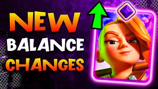 Clash Royale Just REVEALED NEW Balance Changes [upl. by Ringsmuth]