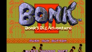 Bonk III Bonks Big Adventure TG16 Music Ending [upl. by Aitenev]