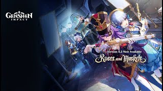 Roses and Muskets Doing Mini Games Events  Genshin Impact [upl. by Malet176]