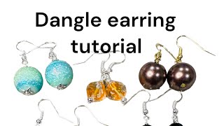 Dangle Earring Tutorial [upl. by Feil278]