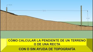 Cómo Obtener LA PENDIENTE DE UN TERRENO Usando MANGUERA DE NIVELES [upl. by Dnumyar]