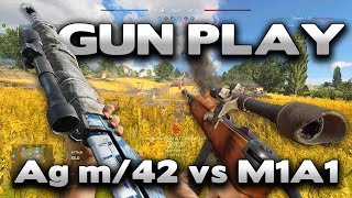 Battlefield 5 Gun Play  Ag m42 vs M1A1 Carbine [upl. by Eiznekcm]