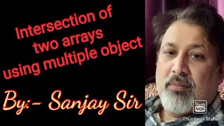 Array  java  multiple object  intersection  ISC  class 12  class 111 [upl. by Steady164]