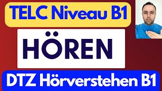 TELC DTZ B1 Hören  B1 Hörverstehen Test  B1 Prüfung Übungstest Mit Lösungen  Deutsch lernen B1 [upl. by Freda]