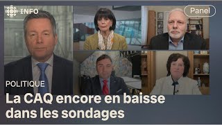 Sondage  la CAQ peutelle remonter la pente  Mordus de politique [upl. by Enyale852]