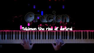 Oracion Pokémon The Rise of Darkrai  piano tutorial KPM [upl. by Siriso]