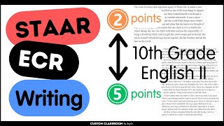 STAAR English II ECR Analysis Unveiling the Key Differences in 2 vs 5 Point Responses [upl. by Rubens]