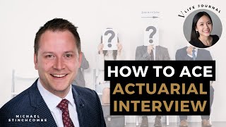 Mastering The Actuarial Interview Tips For Success for Aspiring Actuarial Analyst and Actuary [upl. by Dorsy]