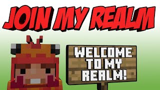 join my new minecraft bedrock realm Ep1 [upl. by Redvers]