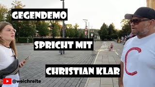 Gegendemo  Christian Klar Gera Montagsprotest 22724 [upl. by Nitsrek453]