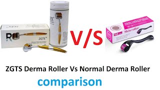 ZGTS Derma Roller Vs Normal Derma Roller  Unboxing and First impression dermatology dermaroller [upl. by Forelli]