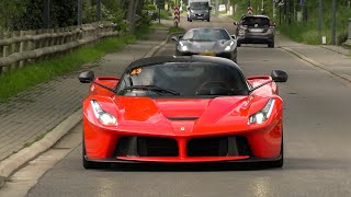 4 MILLION Ferrari LaFerrari  Powerslides And Accelerations [upl. by Renruojos695]