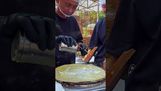 Can You Resist This Egg Pancake Stuffed with Beijing Duck 🥞🍗  Street Food in Asia [upl. by Strepphon]