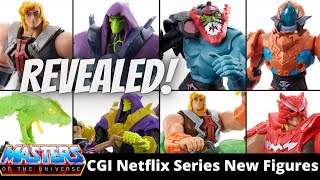 HeMan And the Masters of the Universe CGI Netflix New Figures Revealed [upl. by Eckel507]