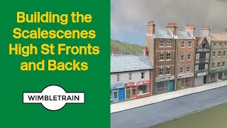 Building the Scalescenes High St Fronts and Backs in N Scale [upl. by Netloc45]