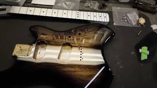 Warmoth EGC Aluminum Guitar Build 1 Warmoth gc issues [upl. by Derrej]