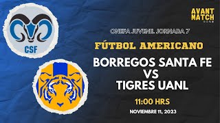 VIVO 🔴  BORREGOS CSF VS TIGRES UANL  ONEFA JUVENIL JORNADA 7 [upl. by Dina]