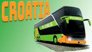 FLIX BUS Zadar Split Dubrovnik Croatia  Great Price [upl. by Elsi395]