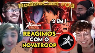 RodízioCast 03  Novatroop 🃏 REACT A  Olhos Vazios  Ayanokoji amp Um Recado Para Mark  OmniMan [upl. by Nosniv]