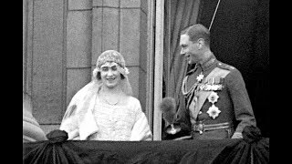 The Queen Mother marries the future King George VI at Westminster Abbey [upl. by Ecam763]