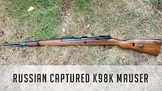 Russian captured RC Mauser K98k rifle made by JP Sauer amp Sohn in 1941 CE 41 split code [upl. by Akiram]