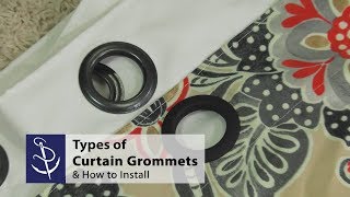 Types of Curtain Grommets amp How to Install [upl. by Stern]