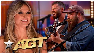 Country Band Receive a Standing Ovation on Americas Got Talent [upl. by Ajnotal]