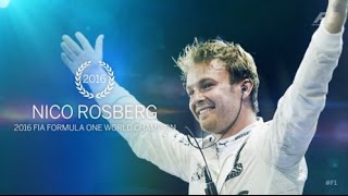 Nico Rosberg 2016 F1 Wolrd Champion [upl. by Lomaj]