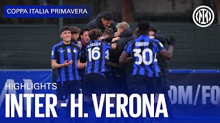 INTER 54 HELLAS VERONA  U19 HIGHLIGHTS  COPPA ITALIA PRIMAVERA TIM 2223 ⚽⚫🔵 [upl. by Issy814]