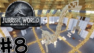 Minecraft Jurassic World Fallen Kingdom 8 Brachiosaurus Fossils [upl. by Greenwald]