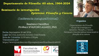 Conferencia Inaugural Episteme Filosofía y Ciencia [upl. by Ainez]